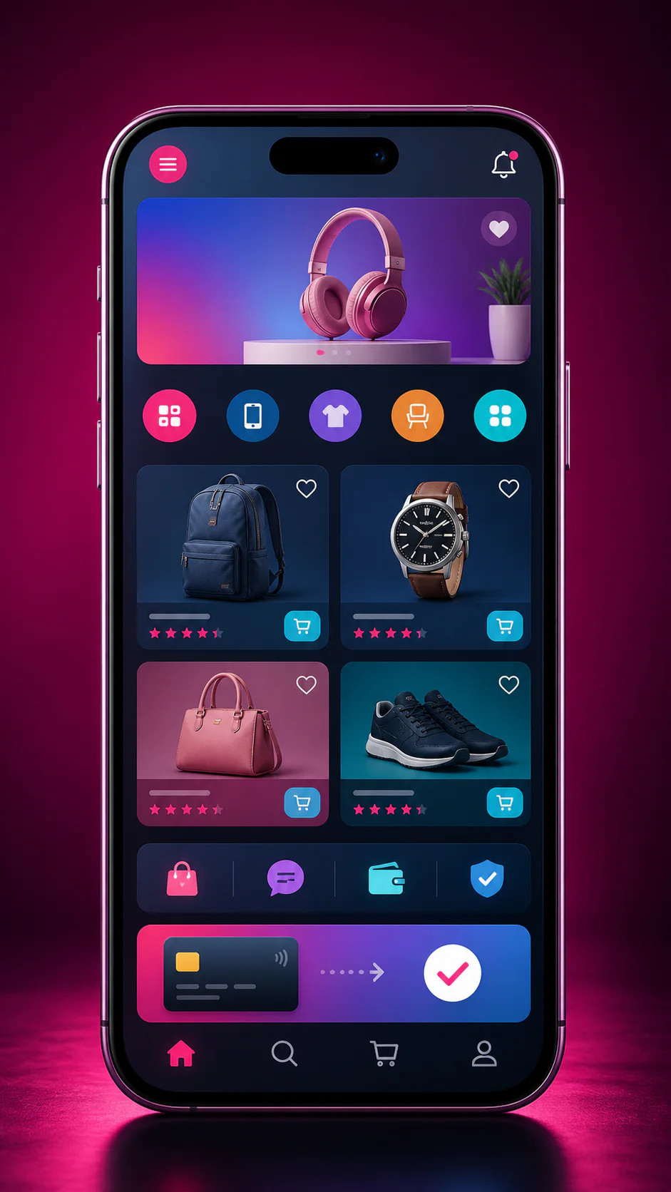 A localized mobile commerce experience designed for Bangladesh